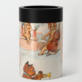 Roof Top Band by Louis Wain Can Cooler