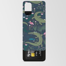 American Alligators and Roseate Spoonbills - Comeback Species by Cecca Designs Android Card Case