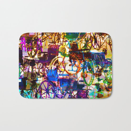 WHEELS2 Bath Mat