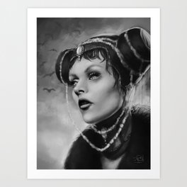 Vampire Queen Art Print