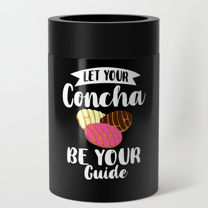 Pan Dulce Concha Mexican Bread Can Cooler