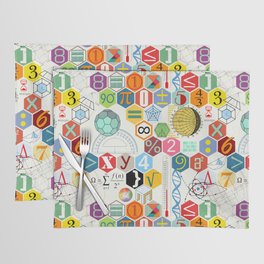 Math in color (white Background) Placemat