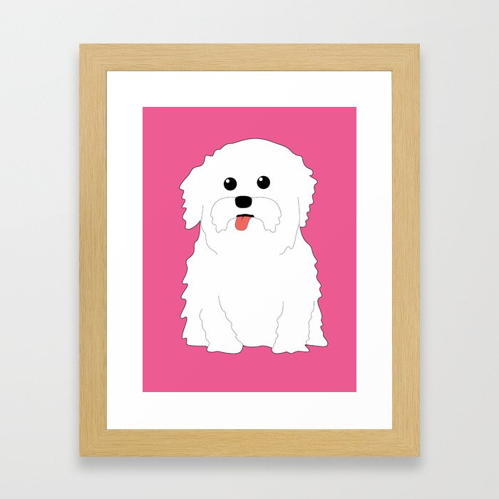 Bichon Frise Gifts Merchandise Bichon Frise Products Collectibles Framed Art Print