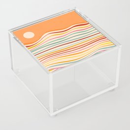Sea of change -  Rainbow Waves of Love Acrylic Box