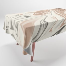 Milk chocolate fluid abstract Tablecloth