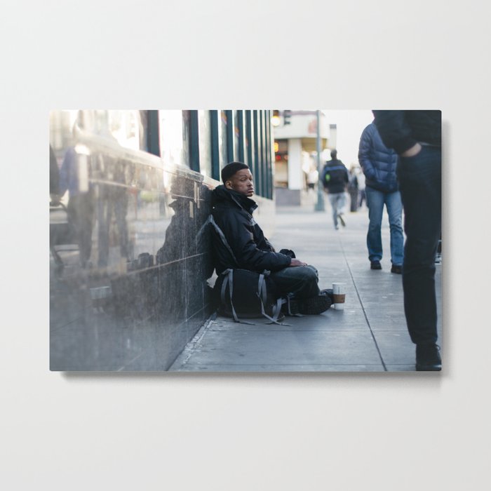 Homeless Metal Print
