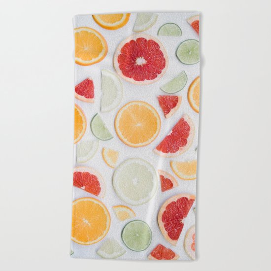 citrus fresh Beach Towel
