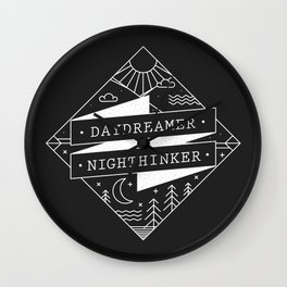 daydreamer nighthinker Wall Clock