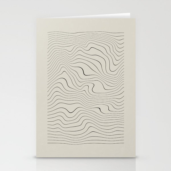Line Distortion #1 Stationery Cards