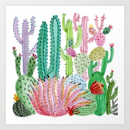 Cactus Illustration Art Print