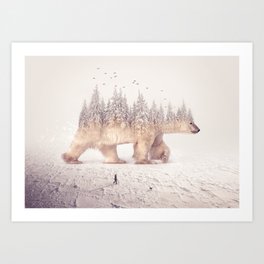 polar winter II Art Print