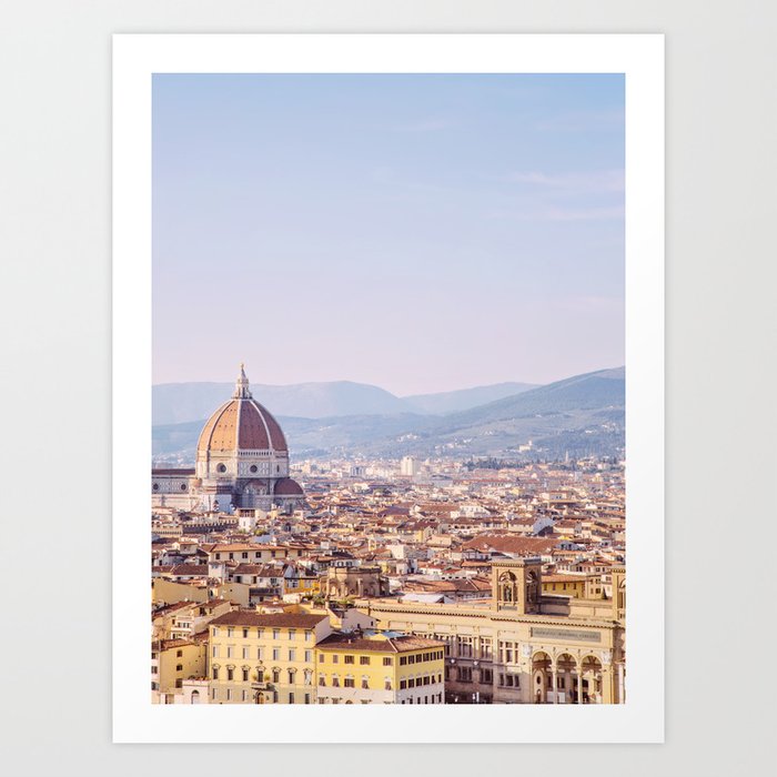 Florence Skyline - Italy Travel Photography Art Print