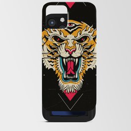 Tiger 3 Eyes iPhone Card Case