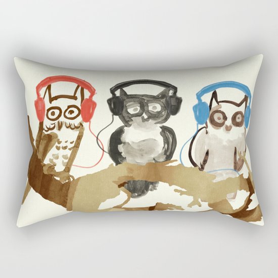 Forest Beats Rectangular Pillow