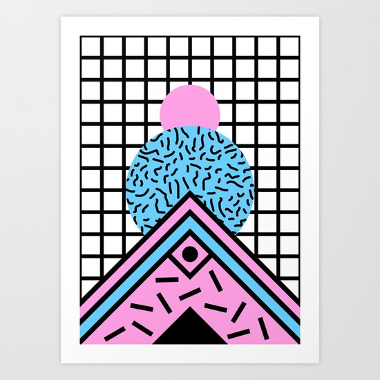 Flux circus Art Print
