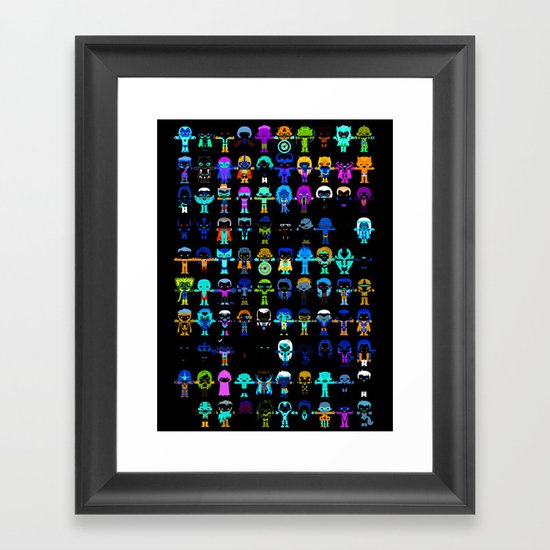 THE ULTIMATE 'AVENGER'S' ROBOTIC COLLECTION Framed Art Print