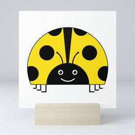 Yellow Lady Beetle Mini Art Print