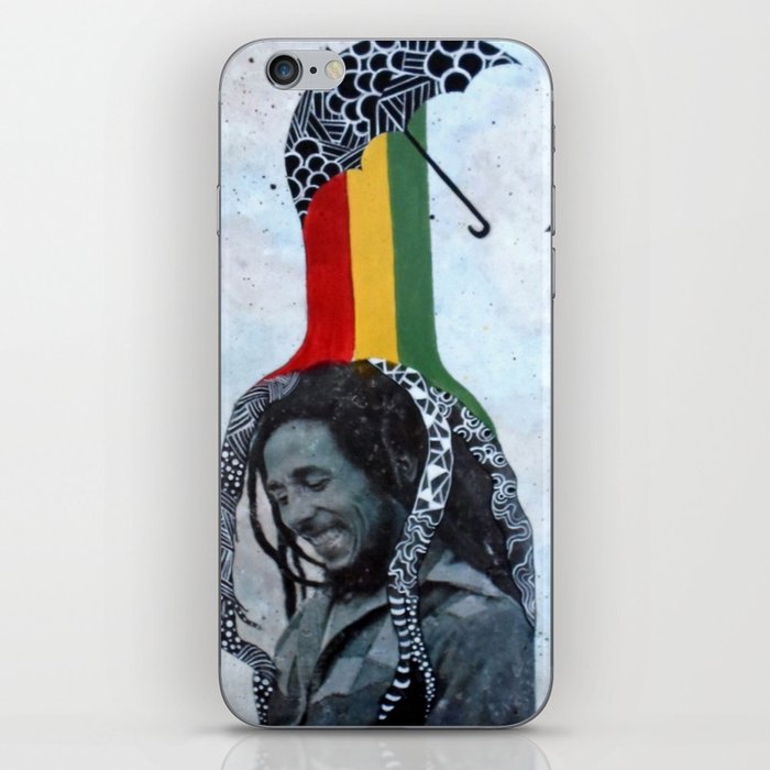 Rastafari Rain iPhone Skin