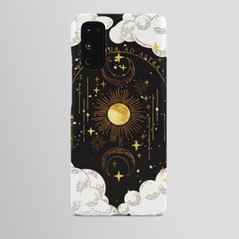 Per Ardua Ad Astra | Sun, Moon and Stars | Divine Witchy Aesthetic Print Android Case