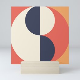 Geometric Midcentury Bauhaus Mini Art Print