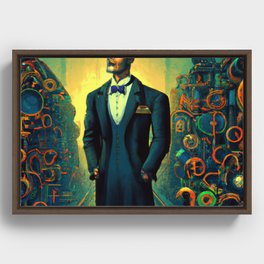 The Victorian Future Framed Canvas