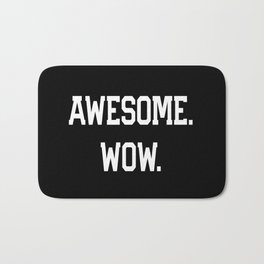 Awesome Cute Wow King Musical Broadway History Funny Bath Mat