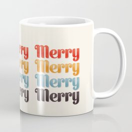 Merry typography Coffee Mug