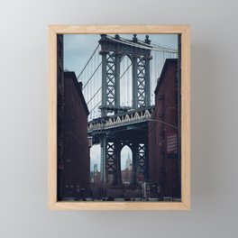 A Walk Through Dumbo Framed Mini Art Print