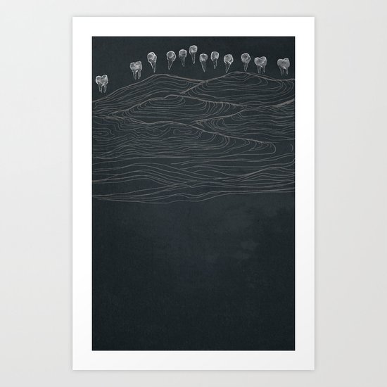 teeth Art Print