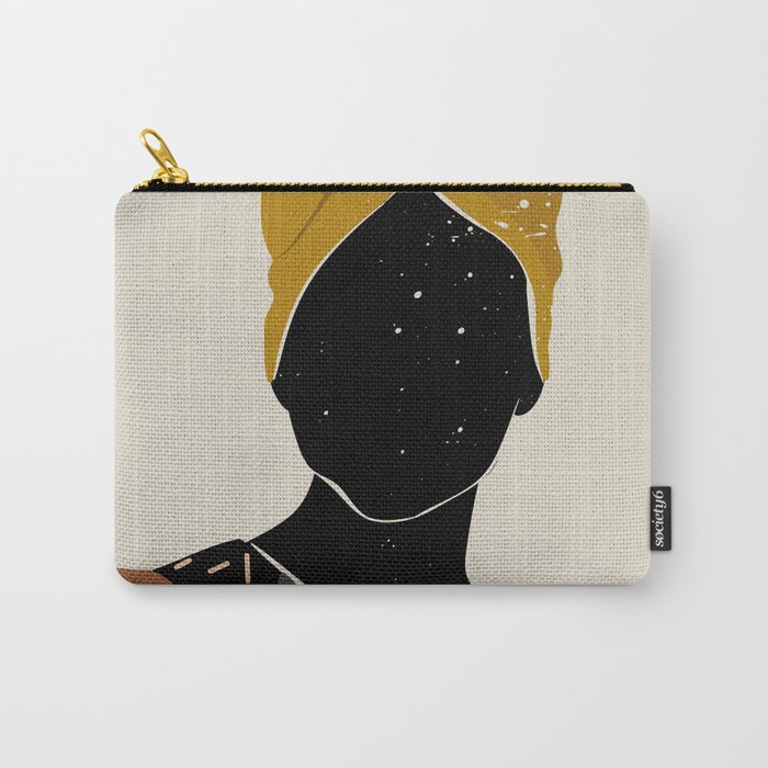 Black Hair No. 10 Carry-All Pouch
