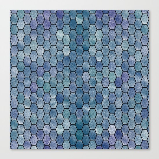 Glitter Tiles VI Canvas Print