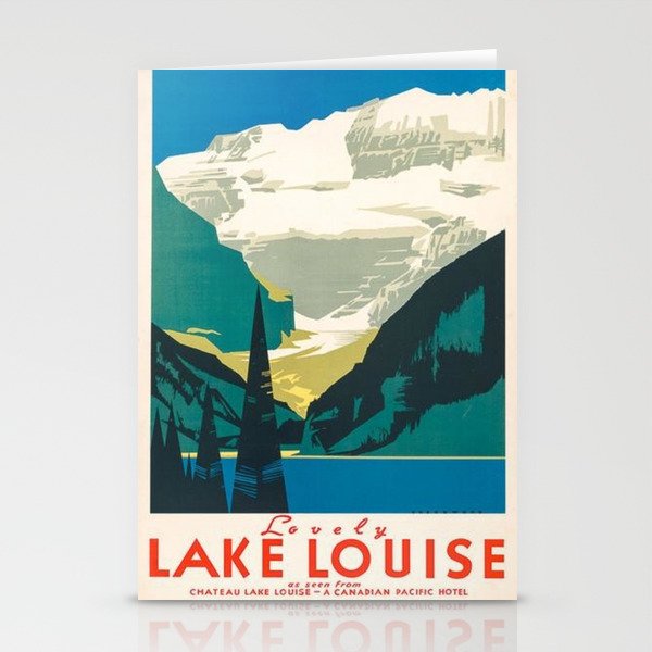 Lovely Lake Louise Stationery Cards
