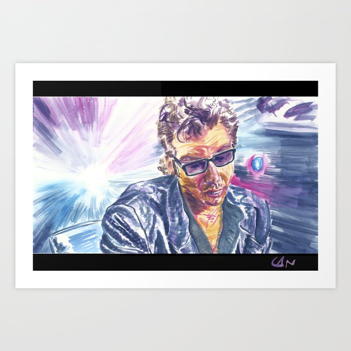 Jurassic Park Jeff Goldblum Ian Malcom Chaotician 3 4 Art