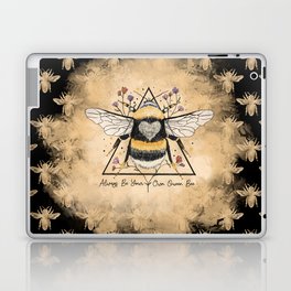 Gold Bee Art Laptop Skin