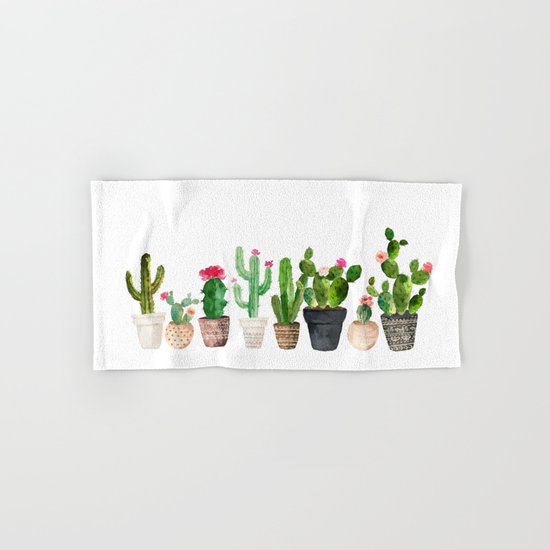 Cactus Hand & Bath Towel