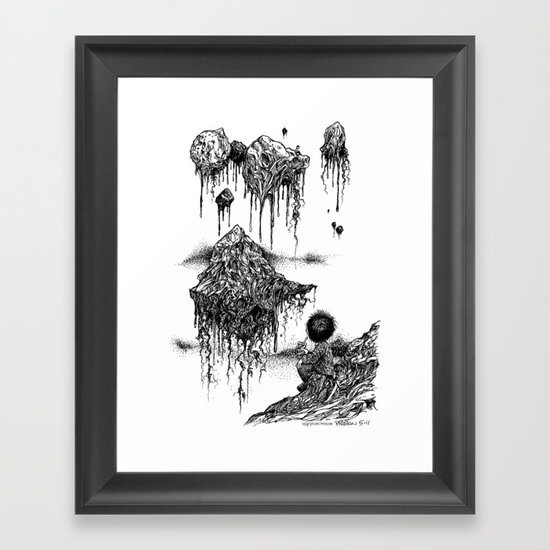 Floaters Framed Art Print