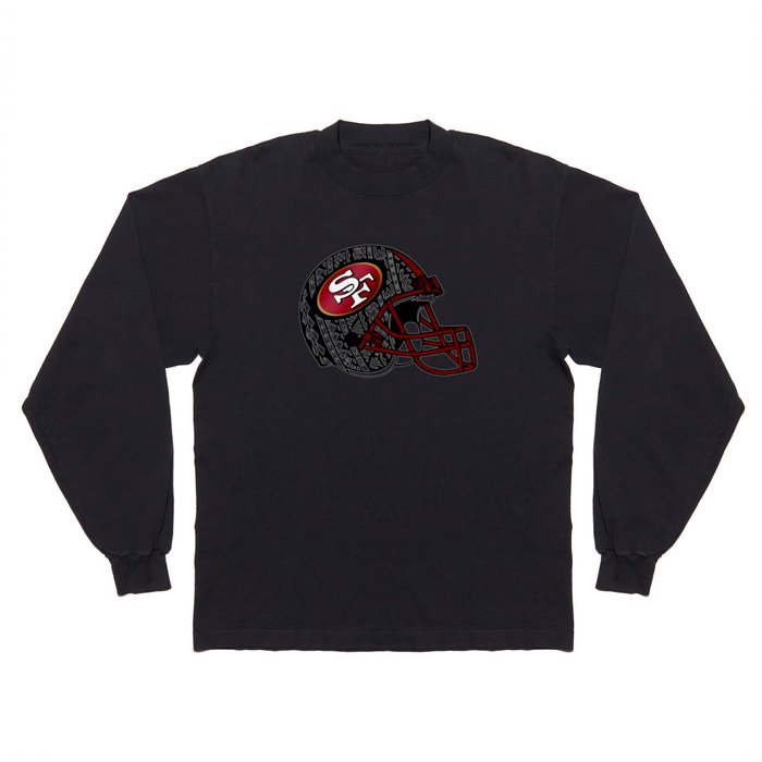 Tribal Style 49ers Long Sleeve T Shirt by Lonica Photography & Poly Designs