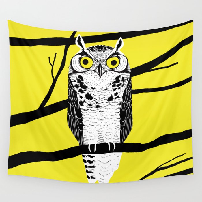 Great Owl Wall Tapestry
