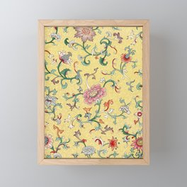 Chinese Floral Pattern 9 Framed Mini Art Print