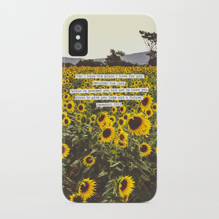 jeremiah sunflowers iphone case
