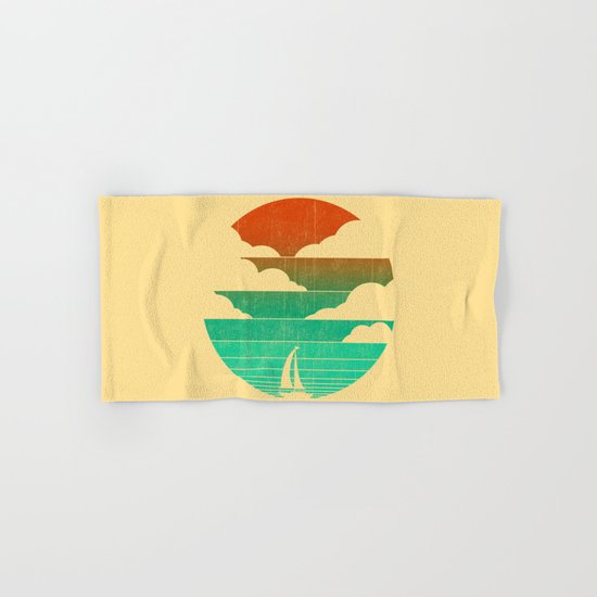 Go West (sail away in my boat) Hand & Bath Towel