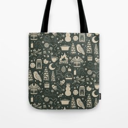 Winter Nights: Forest Tote Bag