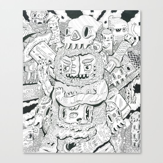 less limb Canvas Print