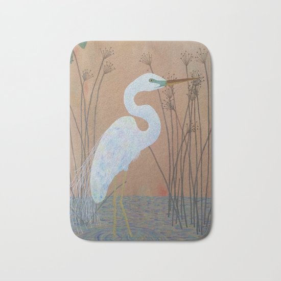 Unicorn Egret Bath Mat