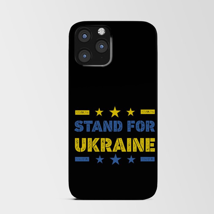I Stand For Ukraine iPhone Card Case