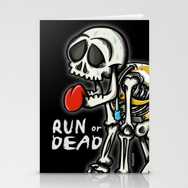 run or dead Stationery Cards