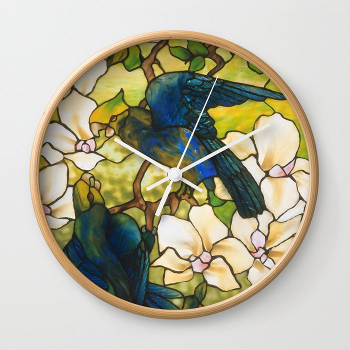 Louis Comfort Tiffany - Decorative stained glass 3. Wall Clock