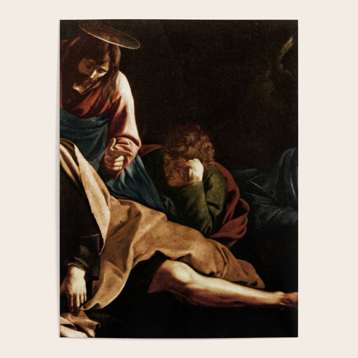 Christ on the Mount of Olives Caravaggio Poster by tsell Society6