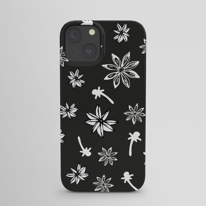 Anise star and spices pattern. iPhone Case