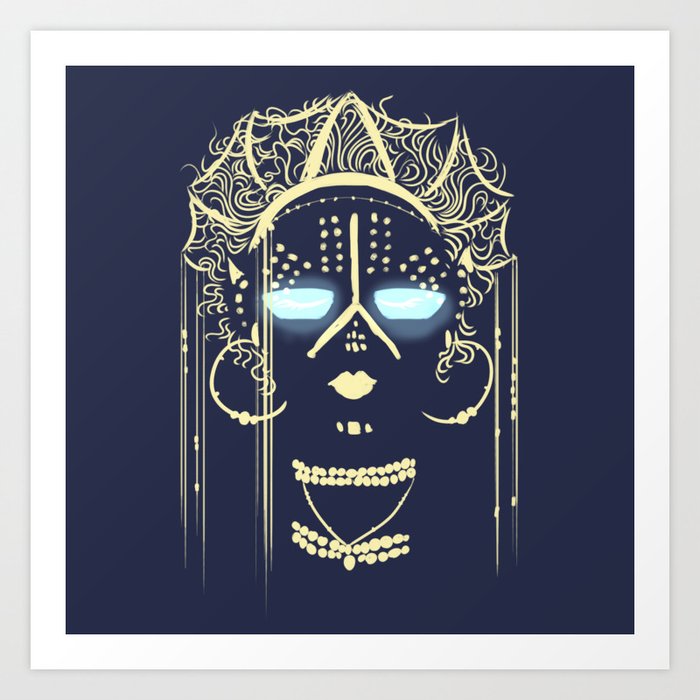 Afrofuturism: The Queen in Person Art Print